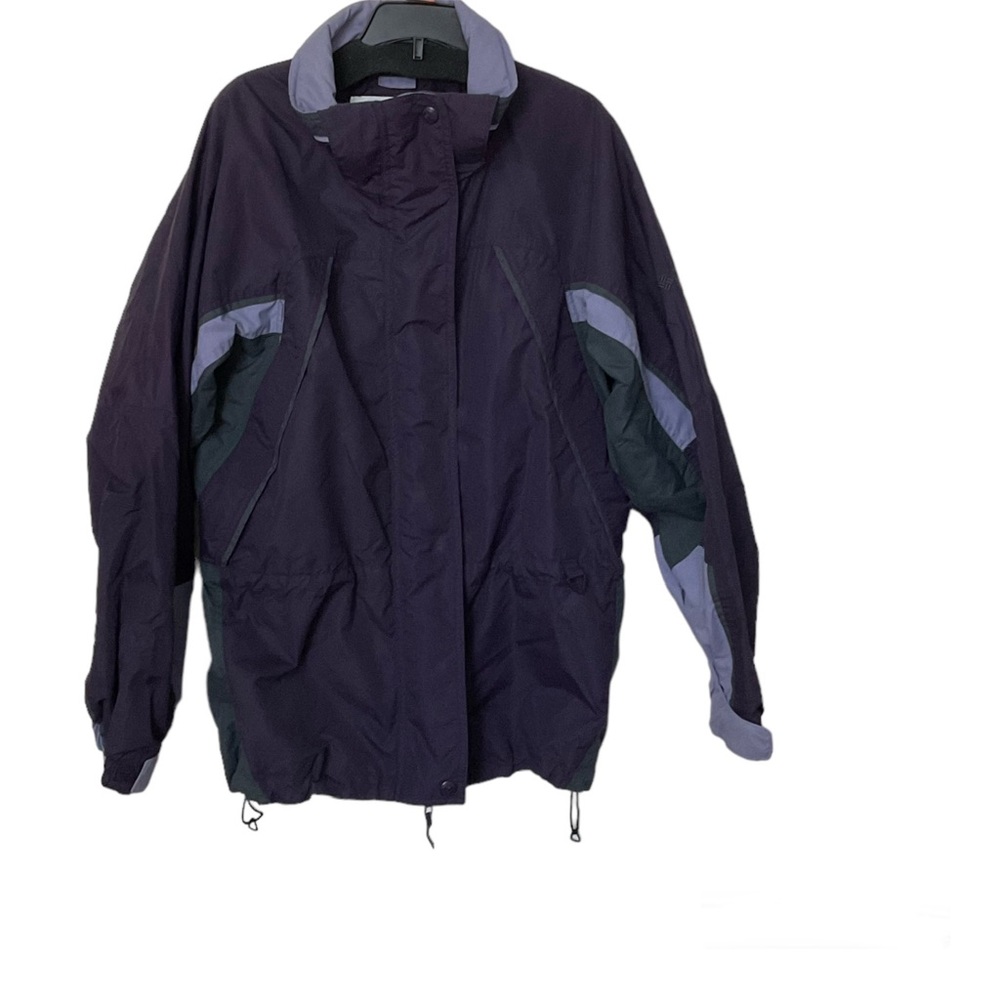 Women's Columbia FIRE RIDGE Medium jacket winter purple plum/olive/gray No Hood